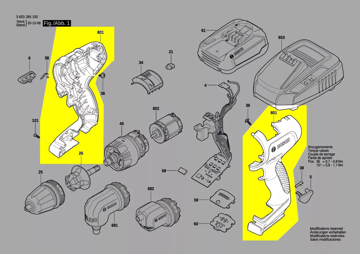 Coquille réf. 1 600 A01 E3M Bosch